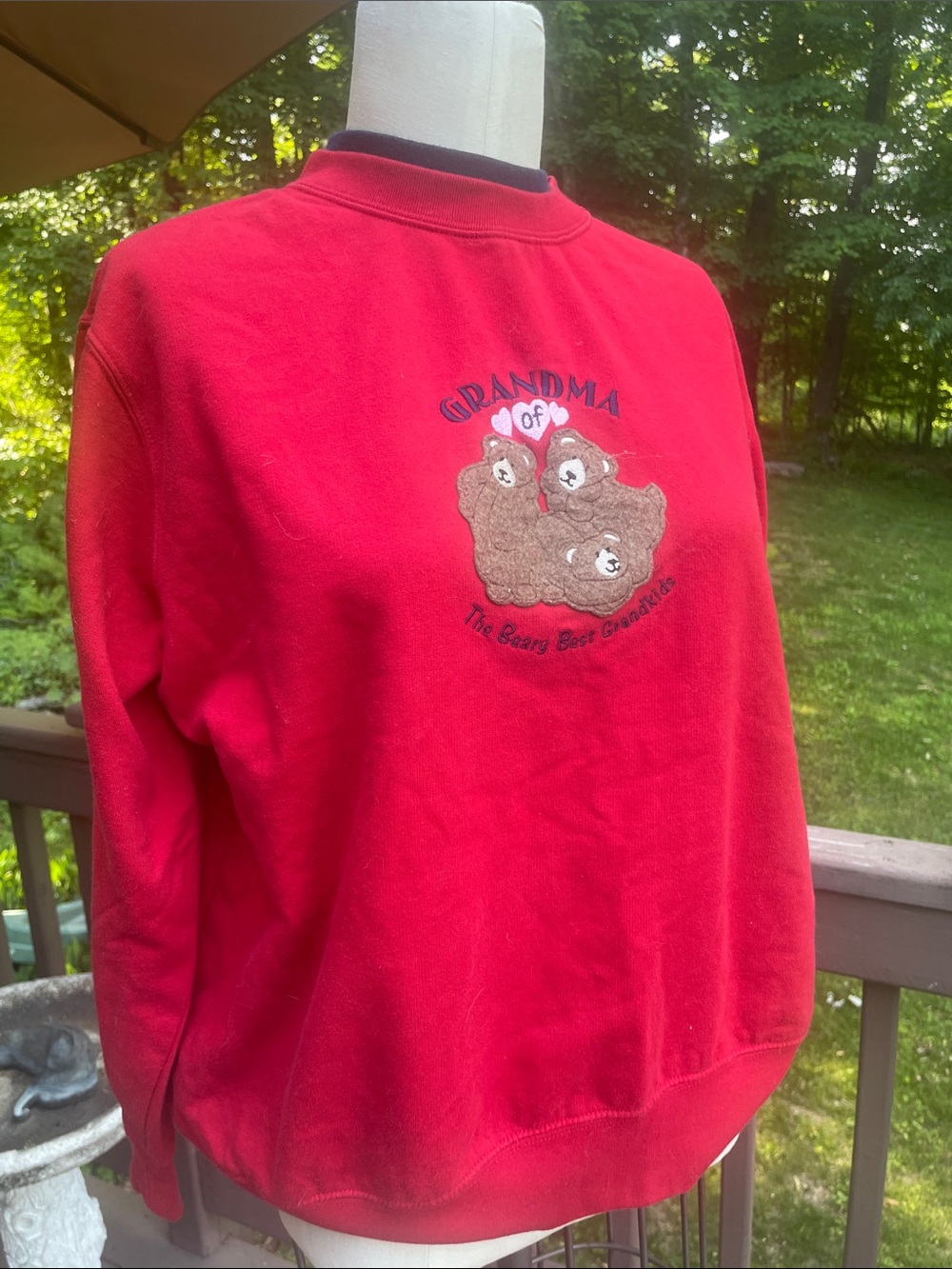Vintage Red GrandmaSweatshirt
